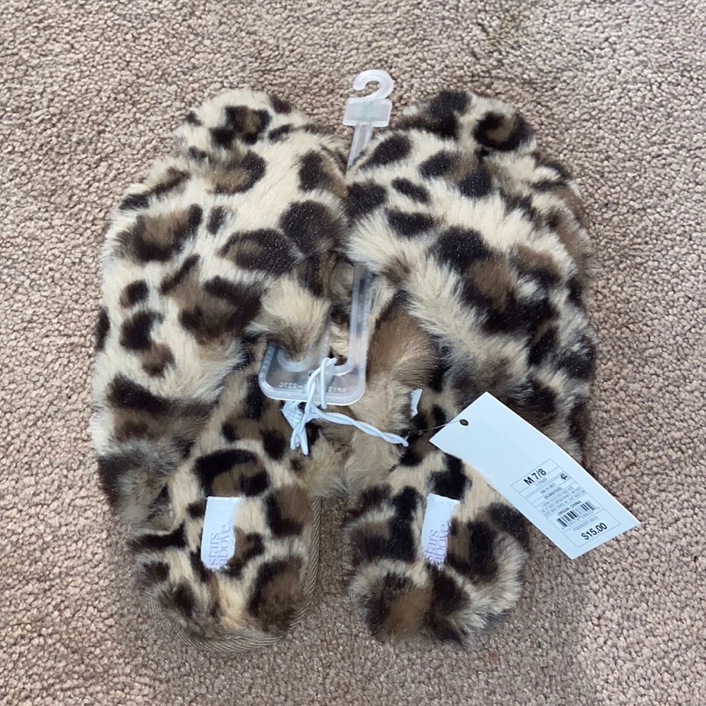 Brand new fuzzy house shoes